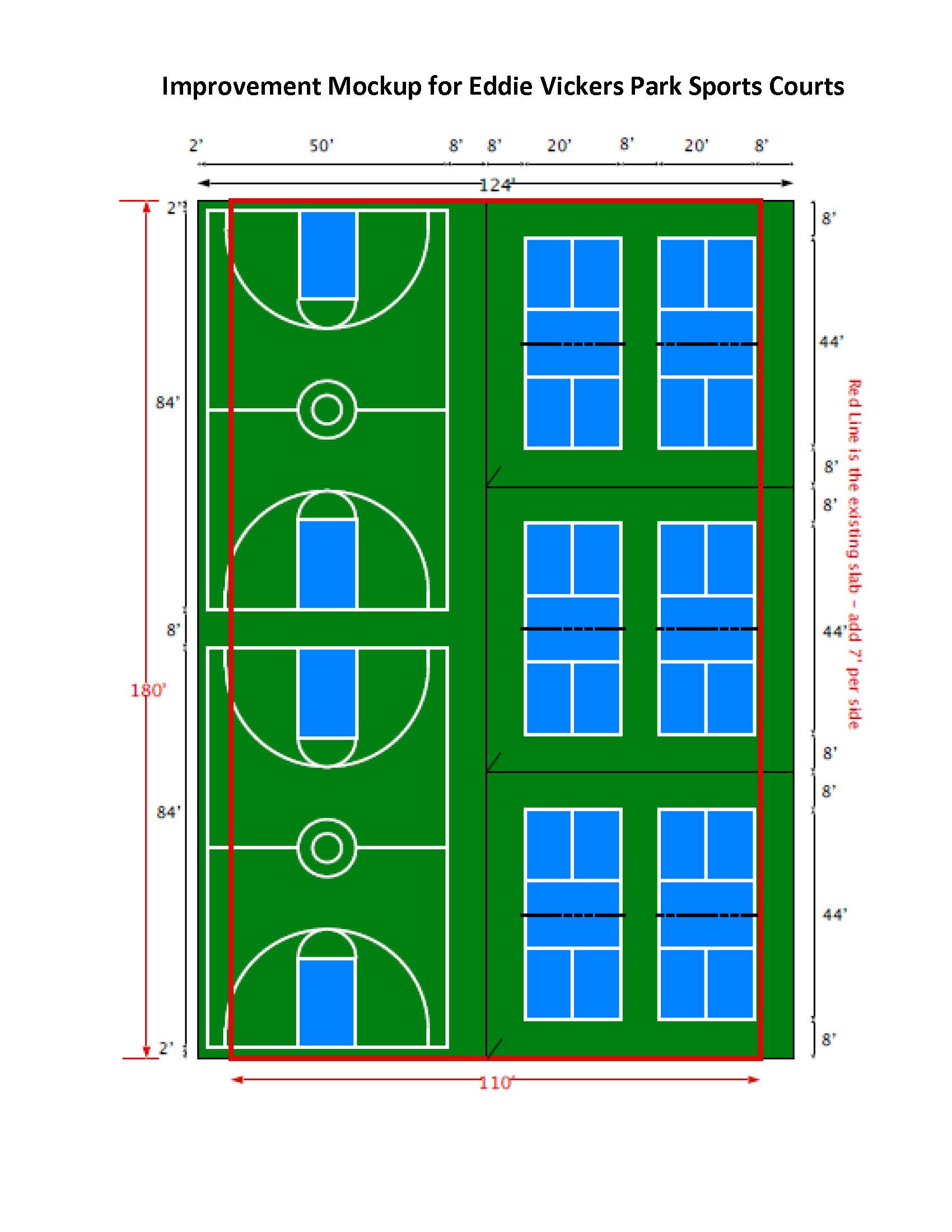 Sports Court Mockup