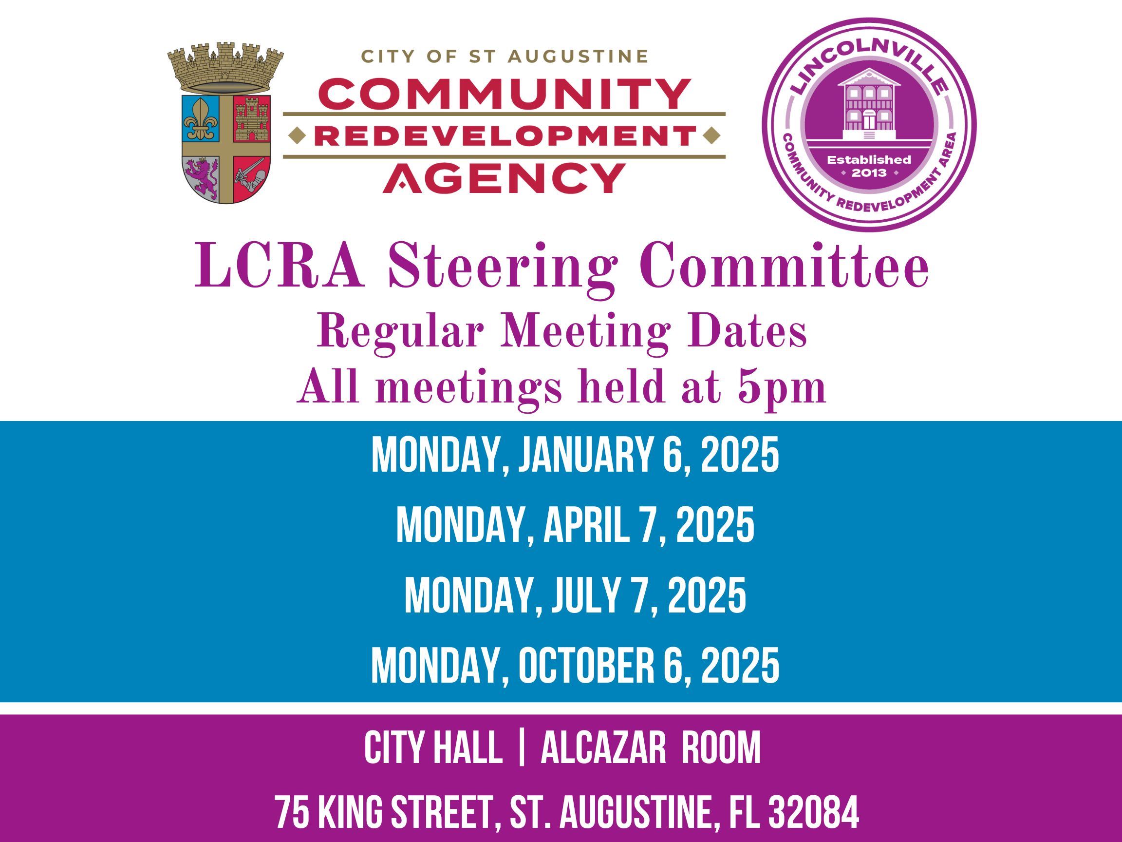 LCRA Meeting Announcement 2025
